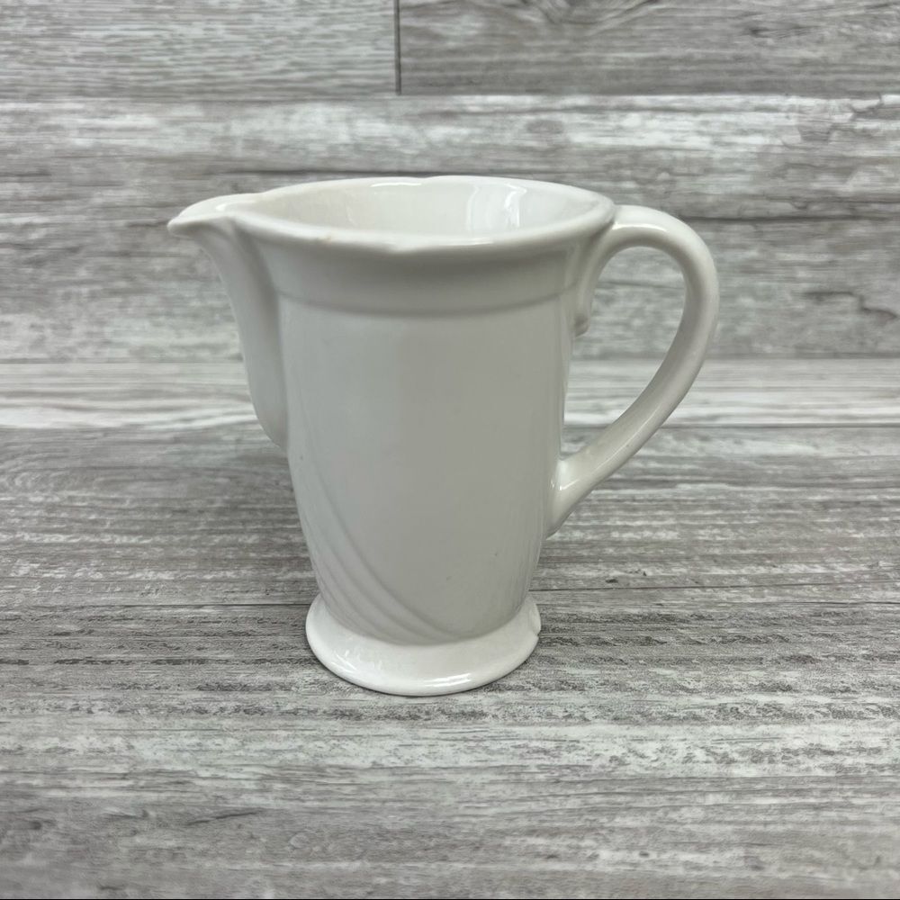 Vintage Dudson Armorlite 4034 Stoke-on-Trent England White Creamer Pitcher